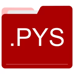 PYS file format